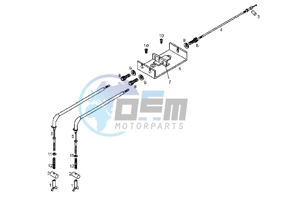 CABLE, FRONT BRAKE