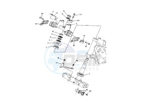 DT RE 125 drawing STEERING