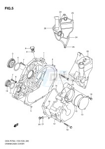 GSX-R750 (E3) drawing CRANKCASE COVER