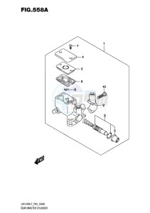 UH125 ABS BURGMAN EU drawing REAR MASTER CYLINDER