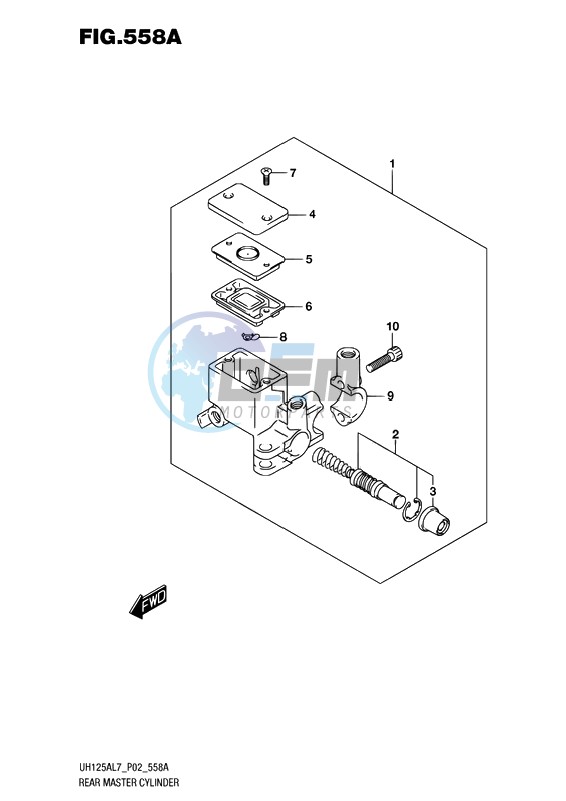 REAR MASTER CYLINDER