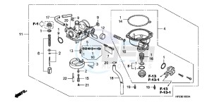 TRX90XB drawing CARBURETOR