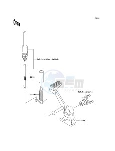 Z750_ABS ZR750M8F GB XX (EU ME A(FRICA) drawing Brake Pedal