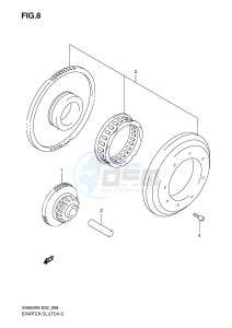 SV650 (E2) drawing STARTER CLUTCH