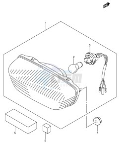 LT-A500F (P24) drawing TAIL LAMP