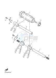 YZF-R1 998 R1 (BX41) drawing SHIFT CAM & FORK