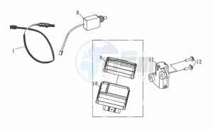 GTS250 INJECTION drawing ECU