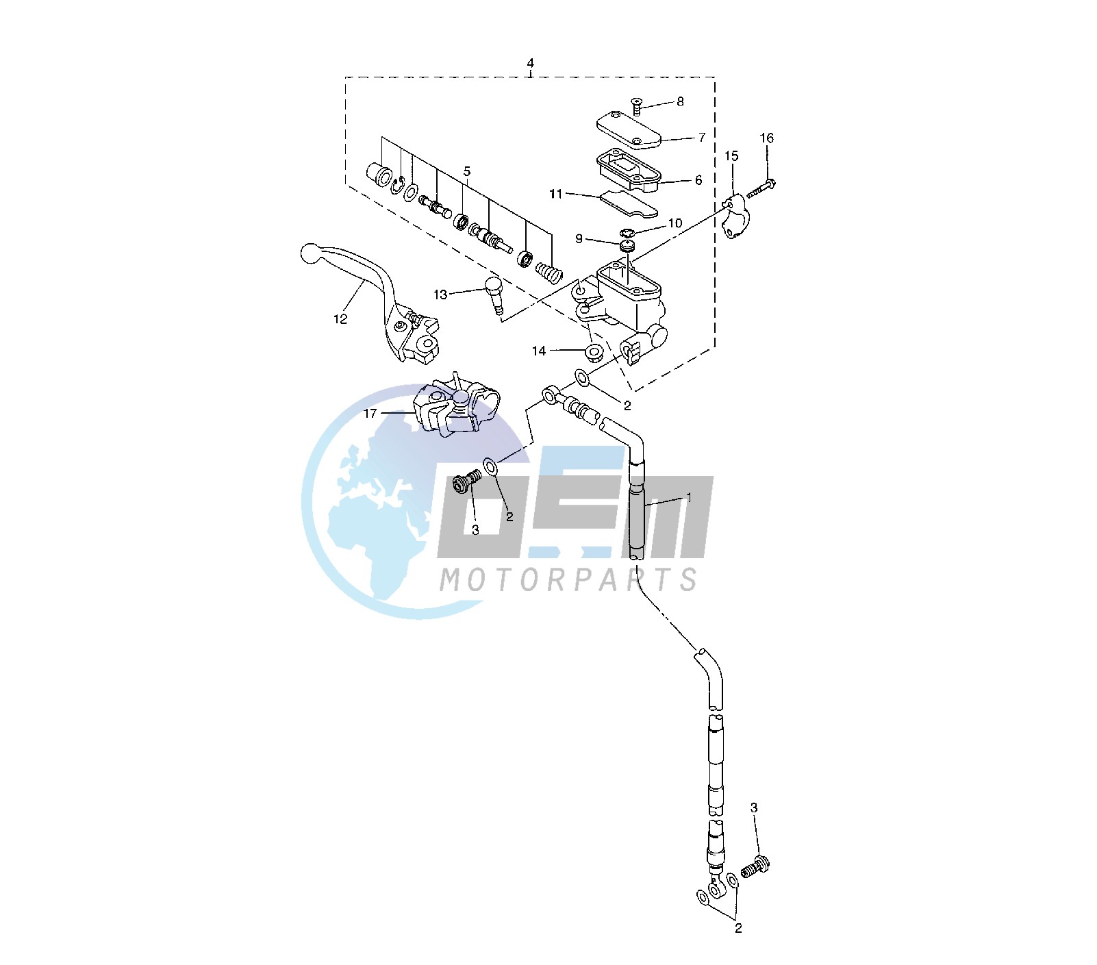 FRONT MASTER CYLINDER