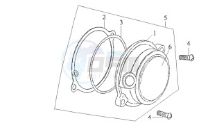 WOLF 125 drawing CYLINDER HEAD SIDE COVER