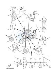 YW125CB BW'S 125 (37D7) drawing ELECTRICAL 1