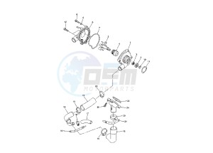 FZ6 600 drawing WATER PUMP