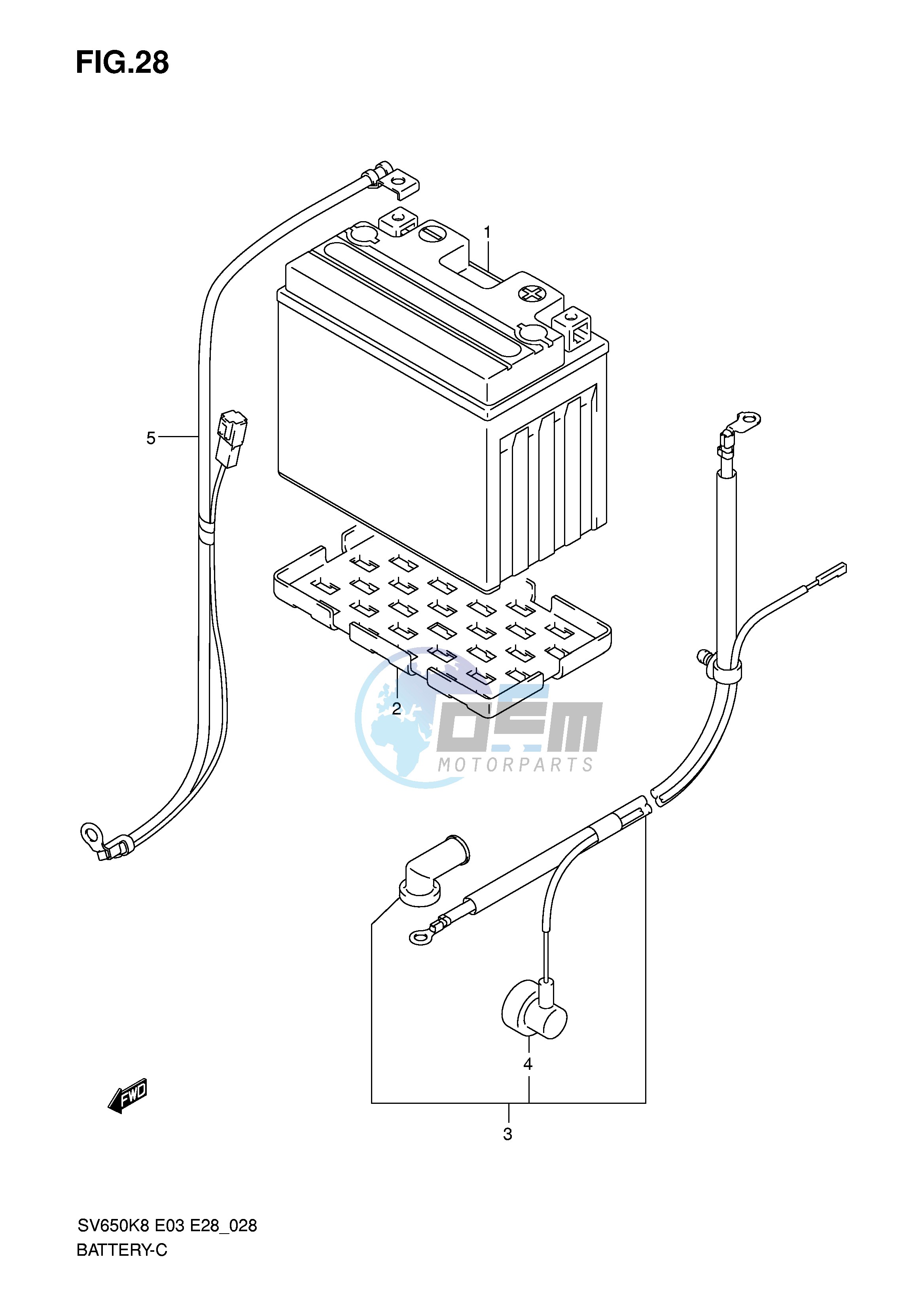 BATTERY (SV650A SV650SA)