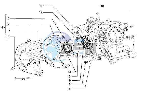 Flywheel magneto