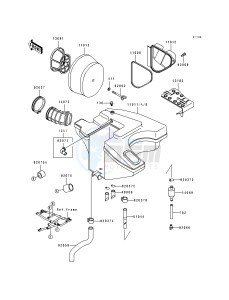 KL 650 B [TENGAI] (B2-B3) [TENGAI] drawing AIR FILTER