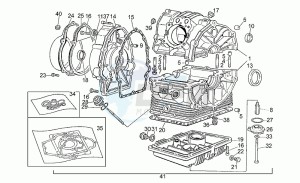 NTX 350 drawing Crankcase