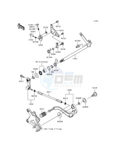 NINJA ZX-10R ZX1000JFFA FR XX (EU ME A(FRICA) drawing Gear Change Mechanism