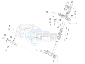 TUONO 1100 V4 RF E4 ABS (EMEA) drawing Steering