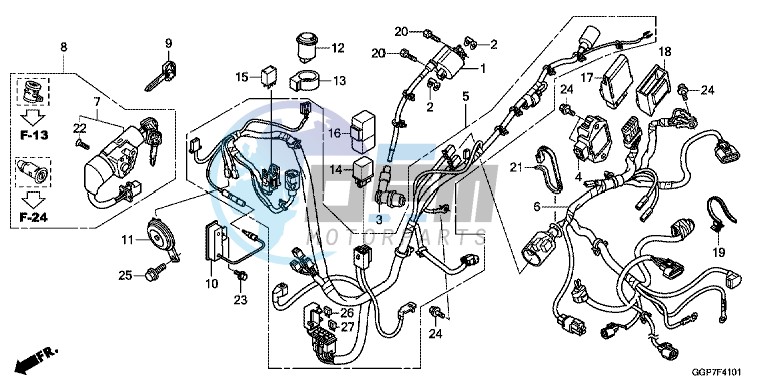 WIRE HARNESS (NSC502WH/T2)