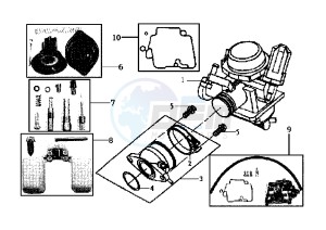 JOYRIDE EU2 - 200 cc drawing CARBURETTOR