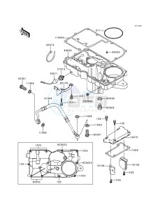 ZR 1100 C [ZRX1100] (C3-C4) drawing BREATHER COVER_OIL PAN