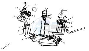 MIO 115 L7 drawing GAS TANK -  PETROL VALVE