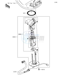 Z1000SX ZX1000LGF FR GB XX (EU ME A(FRICA) drawing Fuel Pump