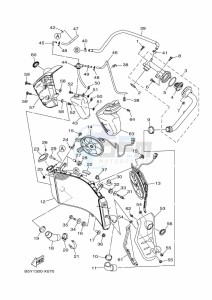 MT-10 MTN1000D (BGG6) drawing RADIATOR & HOSE