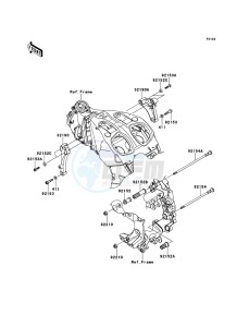 1400GTR_ABS ZG1400CEF FR GB XX (EU ME A(FRICA) drawing Engine Mount