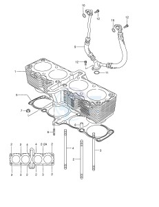 GSF1200 (E2) Bandit drawing CYLINDER