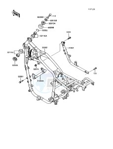 VN750 A [VULCAN 750] (A6-A9) [VULCAN 750] drawing FRAME