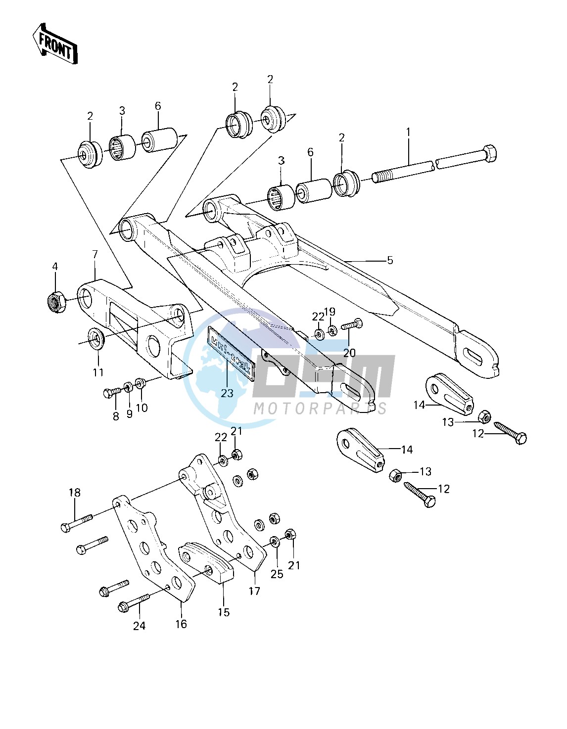 SWING ARM -- 81 KX80-C1- -