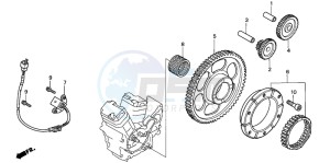 NV750C2 drawing PULSE GENERATOR/ STARTING CLUTCH