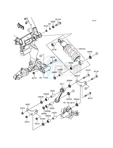 VULCAN S ABS EN650BGF XX (EU ME A(FRICA) drawing Suspension/Shock Absorber