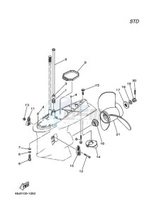 250B drawing PROPELLER-HOUSING-AND-TRANSMISSION-2