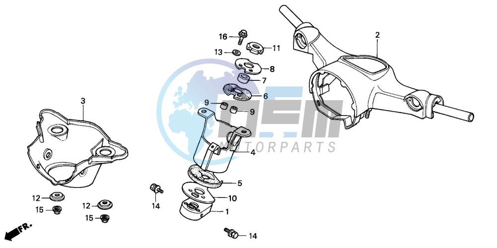 HANDLE PIPE/HANDLE COVER (C50P/C50T)