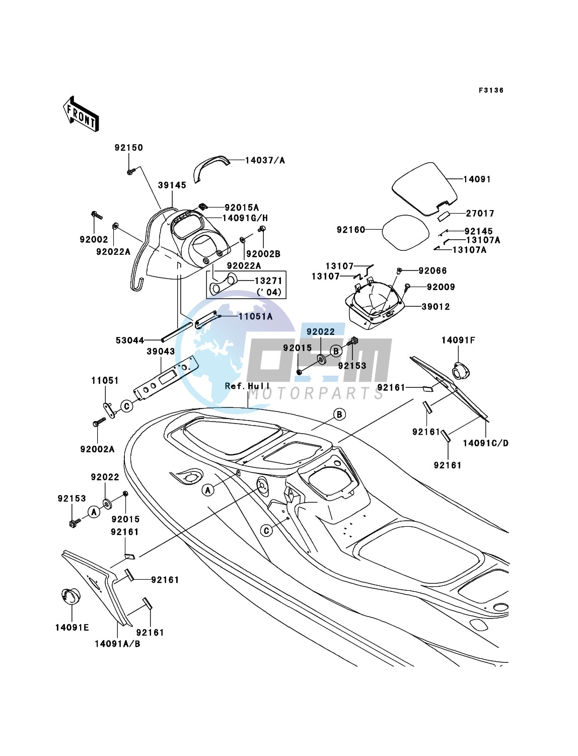 Hull Middle Fittings