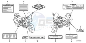 CBF1000A9 Europe Direct - (ED) drawing CAUTION LABEL