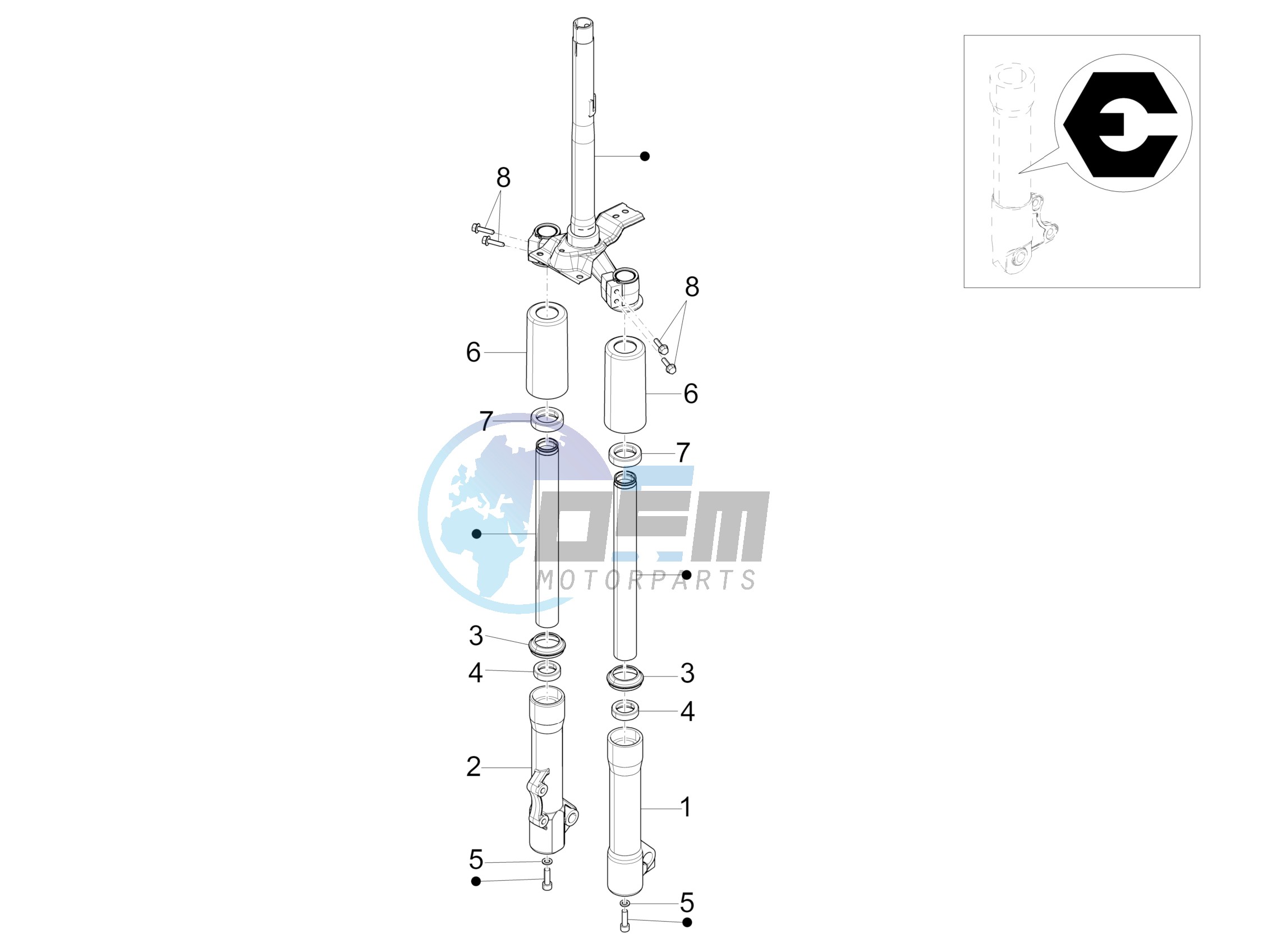 Fork components (Escorts)