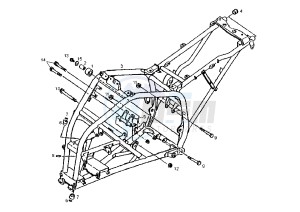 DXR QUAD - 250 cc drawing FRAME