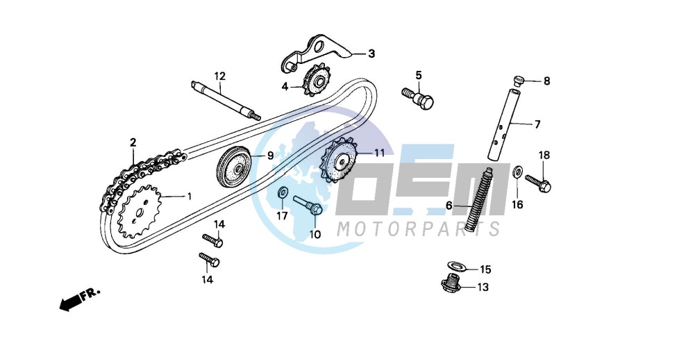 CAM CHAIN/TENSIONER