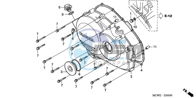 RIGHT CRANKCASE COVER