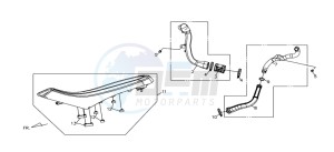 QUAD LANDER 300S drawing BUDDYSEAT