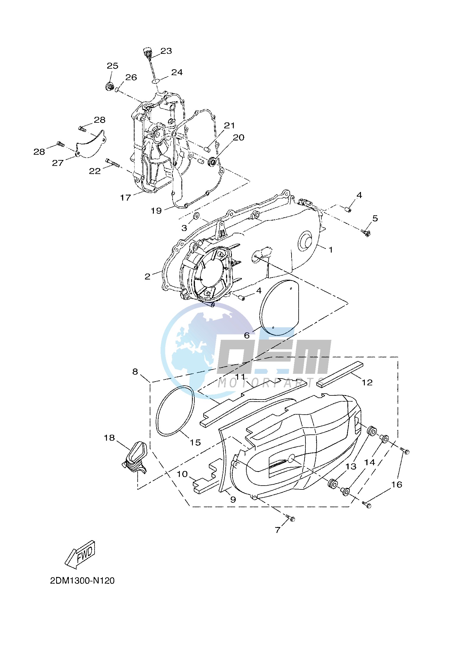 CRANKCASE COVER 1