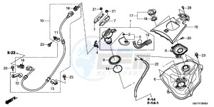 NSC50T2E NSC50T2E UK - (E) drawing FUEL TANK