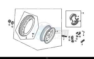 ORBIT II 50 (45 KM/H) (AE05W8-EU) (L8-M0) drawing REAR WHEEL