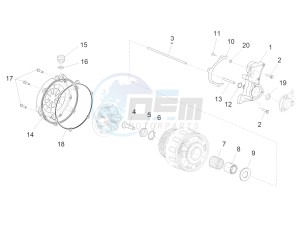 ETV Caponord 1200 drawing Clutch cover