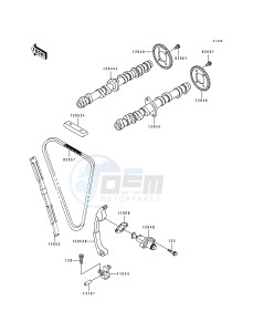 ZX 600 D [NINJA ZX-6] (D1) [NINJA ZX-6] drawing CAMSHAFT_TENSIONER