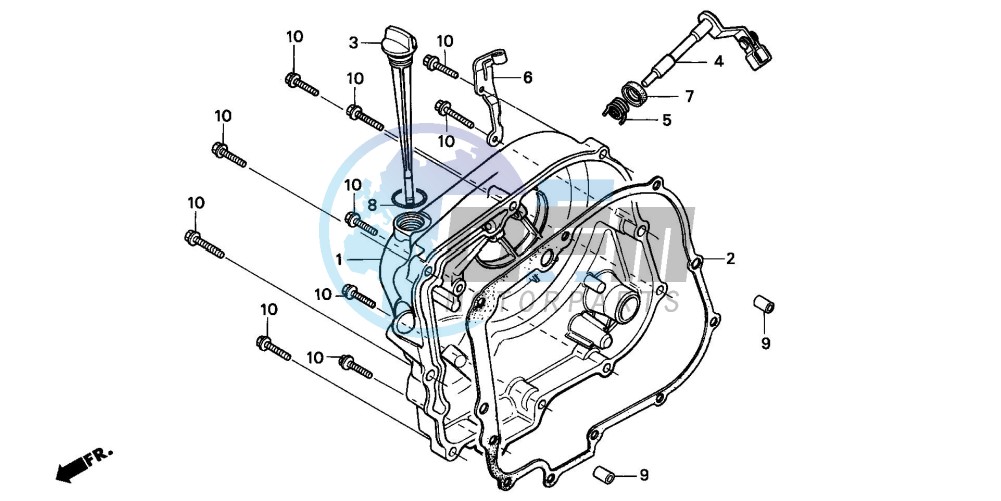 RIGHT CRANKCASE COVER