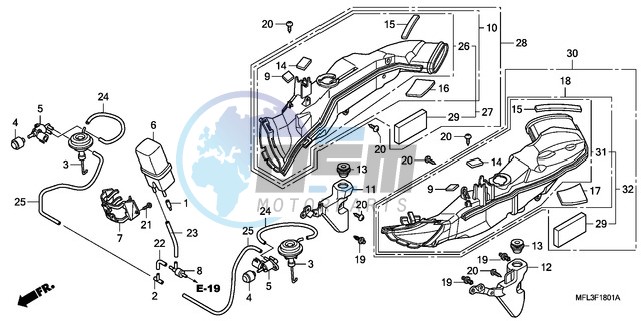 AIR INTAKE DUCT/SOLENOID VALVE