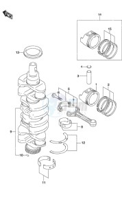 DF 115A drawing Crankshaft